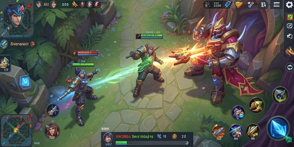 Tampilan gameplay ANOBOY yang seru dan penuh aksi.