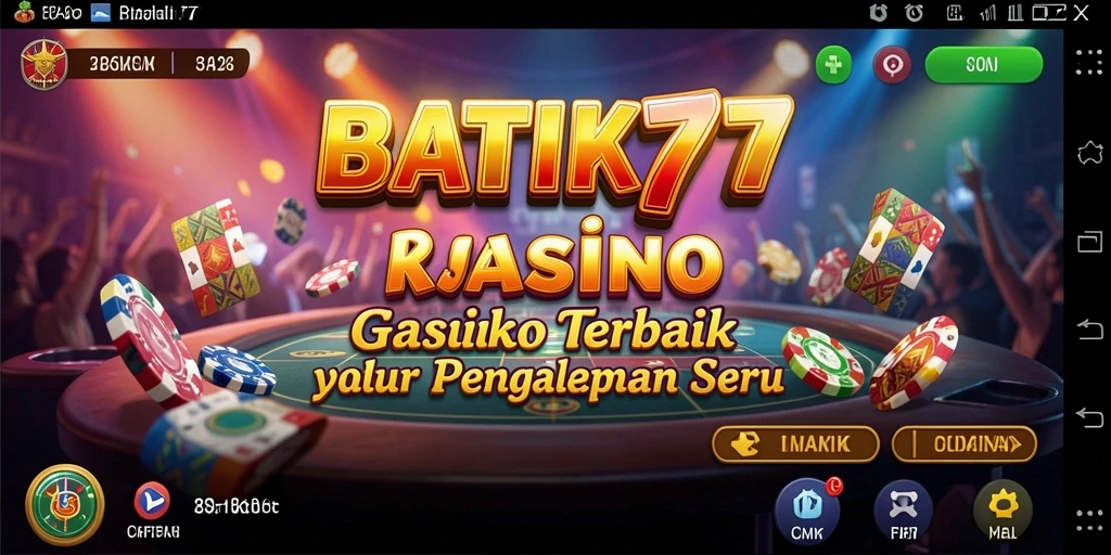 Tampilan gameplay BATIK77 yang menegangkan dan memikat para pemain kasino.