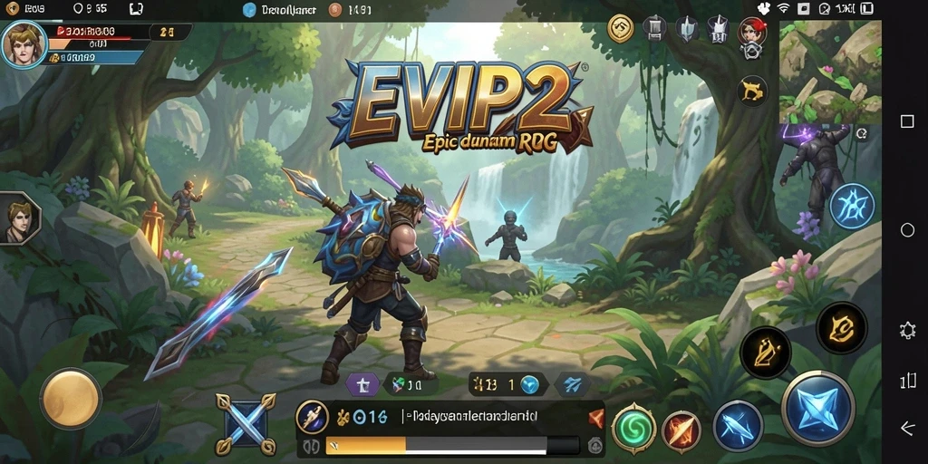 Tampilan menarik dari gameplay RPG yang mendebarkan.