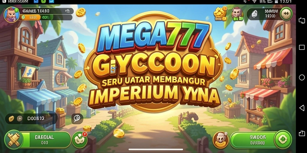 Screenshot gameplay MEGA777 menampilkan keseruan membangun imperium bisnis.